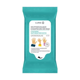 Luba Oczyszczające chusteczki do rąk z płynem antybakteryjnym uniwersalne 15szt - Chusteczki higieniczne - miniaturka - grafika 1