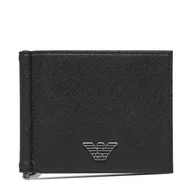 Portfele - Mały Portfel Męski Emporio Armani Y4R502 Y138E 81072 Czarny - miniaturka - grafika 1