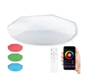 Lampy sufitowe - Top Light Sparkle 60 SMART - LED RGB Oświetlenie ściemnialne LED/60W/230V Tuya + pilot - miniaturka - grafika 1