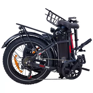 Rower elektryczny BAOLUJIE DZ2030, opony 20*4,0 cali, silnik 500W, bateria 48V 13Ah, maks. prędkość 40km/h - czarny - Rowery elektryczne - miniaturka - grafika 13