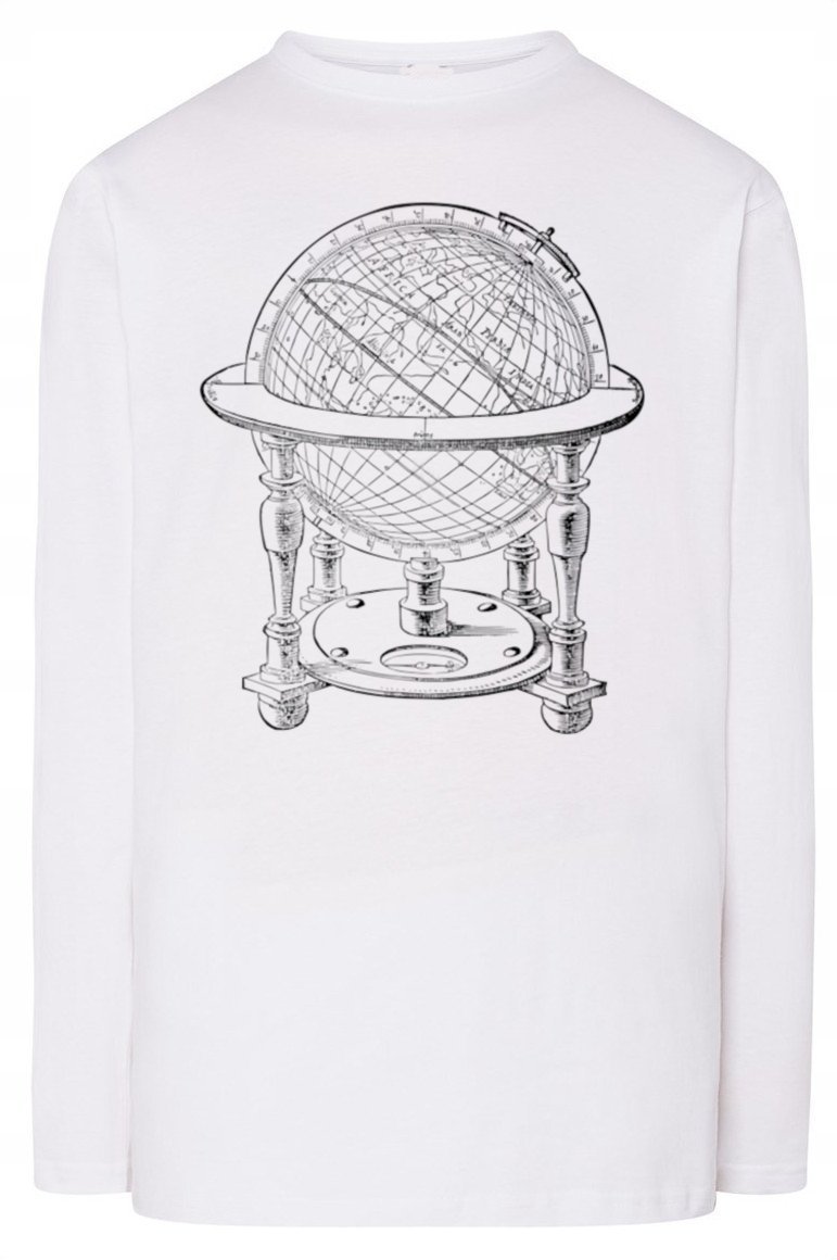 Longsleeve męski fajny nadruk GLOBUS r.4XL