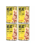 Mokra karma dla psów - Pakiet Josera MeatLovers Menu Mokra Karma Dla Dorosłych Psów z Kurczakiem i Marchewką 2 x 400 g + 1 Puszka GRATIS! - miniaturka - grafika 1
