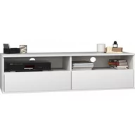 Szafki RTV - Stolik RTV RUMBA 140 - BIEL RTV140 RUMBA BIEL - miniaturka - grafika 1