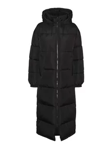 VERO MODA Vmklea Long Coat Noos płaszcz damski, czarny, XL - Płaszcze damskie - miniaturka - grafika 1