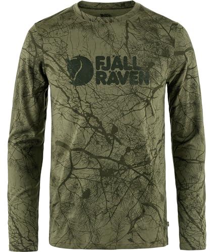 Fjallraven 86673-626 Värmland Wool LS M Długa koszulka Męska Zielony Mamo Rozmiar S