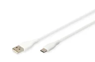 Kable USB - DIGITUS Kabel przyłączeniowy USB 2.0 typ C-A silikonowy M/M 0.5m w - miniaturka - grafika 1