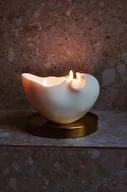 Świece - ŚWIECZKA SOJOWA ART MUSZLA MORSKA - 620 G NATURALNA - miniaturka - grafika 1