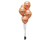Balony i akcesoria - Beauty & Charm Balony lateksowe platynowe miedziane - 30 cm - 7 szt. CB-7LMI - miniaturka - grafika 1