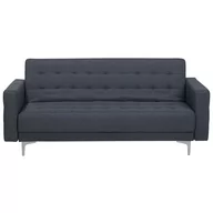 Sofy i kanapy - Beliani Sofa trzyosobowa tapicerowana ciemnoszara ABERDEEN - miniaturka - grafika 1