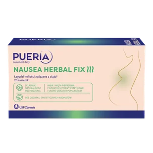 Pueria Nausea Herbal Fix, 20 saszetek - Herbata Pueria Nausea Herbal Fix, 20 saszetek - Herbata - miniaturka - grafika 1