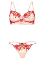 Biustonosze - Bluebella - Biustonosz damski  Marseille, różowy|czerwony - miniaturka - grafika 1