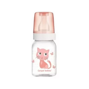 Canpol babies BUTELKA WESOŁE ZWIERZAKI 120ML 11/851 - Butelki dla niemowląt - miniaturka - grafika 1