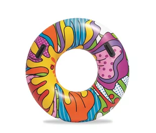 Bestway Koło kółko dmuchane uchwyty 119cm 36125 - Materace dmuchane i koła do pływania - miniaturka - grafika 1