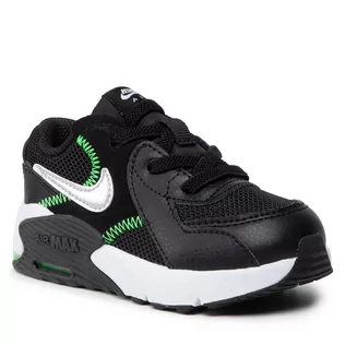 Buty dla chłopców - Buty NIKE - Air Max Excee (TD) CD6893 015 Black/Chrome/Dk Smoke Grey - grafika 1