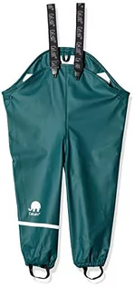 Spodnie i spodenki dla chłopców - CeLaVi Spodnie przeciwdeszczowe unisex wiatro- i wodoszczelne, Zielony (Ponderosa Pine 923), 70 cm - grafika 1