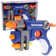 Zabawki militarne - Pistolet broń na strzałki piankowe 6 strzałek - miniaturka - grafika 1