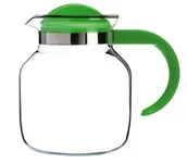 Dzbanki i imbryki - Dzbanek z pokrywką do herbaty 1,5L zielony - miniaturka - grafika 1