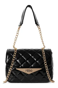 Mała torebka na ramię Nobo pikowana czarna - Torebki damskie - miniaturka - grafika 1