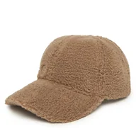 Czapki damskie - Czapka z daszkiem Guess AW5439 POL01 Brązowy - miniaturka - grafika 1