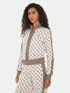 Guess Bluza Elea V4YQ01 KB212 Brązowy Regular Fit - Bluzy damskie - miniaturka - grafika 1