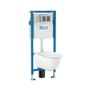 Stelaże i zestawy podtynkowe do WC - Roca Zestaw podtynkowy Asto Vortex wirowy bez przycisku - miniaturka - grafika 1