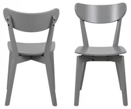 Krzesła - Krzesło do jadalni Roxby, krzesło retro, krzesło kuchenne, szare krzesło - miniaturka - grafika 1