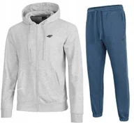 Dresy męskie - 4F MÄSKI DRES BAWEĹNA KOMPLET BLUZA SPODNIE / rozm XL - miniaturka - grafika 1