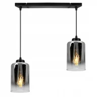 Lampy sufitowe - Lampa Sufitowa Wisząca Żyrandol Pojedyncza Czarny Pająk Złoty Loft Glamour - miniaturka - grafika 1