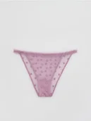 Majtki damskie - Reserved - Majtki typu figi - fioletowy - miniaturka - grafika 1