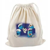 Plecaki worki - Worek PLECAK ECO dla DZIECI Smerfy WIELE WZORÓW - miniaturka - grafika 1