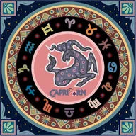 Zabawki kreatywne - Norimpex Diamentowa mozaika Mandala 7D Zodiak Koziorożec 30x30cm 1006585 - miniaturka - grafika 1