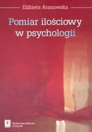 Pedagogika i dydaktyka - Pomiar ilościowy w psychologii - miniaturka - grafika 1