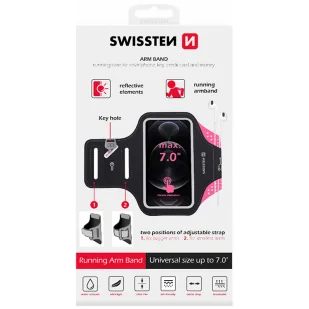 SWISSTEN Etui do biegania na ramię na telefon 7" - Etui i futerały do telefonów - miniaturka - grafika 7