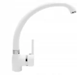 Baterie kuchenne - Roy biała bateria kuchenna kran zlewozmywakowa - miniaturka - grafika 1