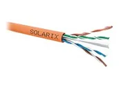 Kable miedziane - SOLARIX SXKD-6-UTP-LSOHFR-B2ca CAT6 UTP LSOH LSOHFR B2ca s1a d1 a1 500m reel orange - miniaturka - grafika 1