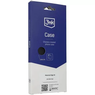 3MK Matt Case Motorola Edge 40 czarny/black - Etui i futerały do telefonów - miniaturka - grafika 3