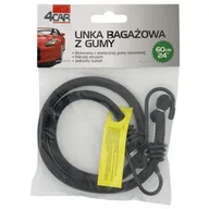 Akcesoria motoryzacyjne - Linka bagażowa elastyczna 60 cm pojedyncza 4Car - miniaturka - grafika 1