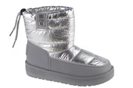 Śniegowce damskie - Big Star Kid's Shoes KK374218, dla dziewczynki, śniegowce, Srebrny - miniaturka - grafika 1