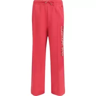 Spodnie sportowe damskie - CALVIN KLEIN JEANS Spodnie dresowe | Regular Fit - miniaturka - grafika 1