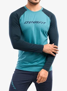 Bluza Dynafit 24/7 Longsleeve - storm blue - Bluzy sportowe męskie - miniaturka - grafika 1