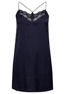 Sukienki - Superdry Satin Cami Mini Slip Dress Sukienka damska, RiChest Navy, 42 - miniaturka - grafika 1