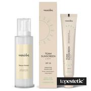 Zestawy kosmetyków damskich - Resibo Resibo Peace Maker + Team Sunscreen Balancing Moisturizer Cream ZESTAW Emulsja łagodząca 50ml + Krem nawilżająco-regulujący SPF 30 40 ml - miniaturka - grafika 1