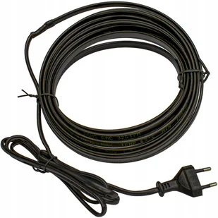 PRZEWÓD GRZEJNY 160W kabel grzewczy 8mm samoregulujący z WTYCZKĄ 230V 8M - Pozostałe akcesoria sieciowe - miniaturka - grafika 1
