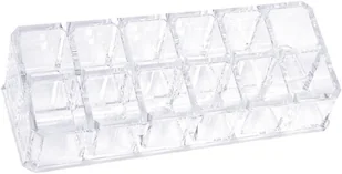 12-sekcyjna kosmetyczka akrylowa, organizer na kosmetyki, pudełko do ekspozycji szminek, szuflady, etui na biżuterię i makijaż, stojak na szminki - Kosmetyczki, organizery i kuferki - miniaturka - grafika 1