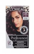 Farby do włosów i szampony koloryzujące - L''Oréal Paris Préférence Vivid Colors farba do włosów 60 ml dla kobiet 4,261 Dark Purple - miniaturka - grafika 1
