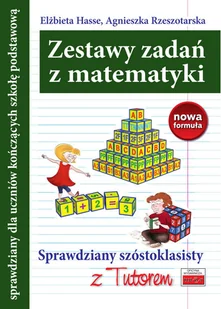 TUTOR Zestawy zadań z matematyki Sprawdziany szóstoklasisty z Tutorem - Hasse Elżbieta, Rzeszotarska Agnieszka - Materiały pomocnicze dla uczniów - miniaturka - grafika 1