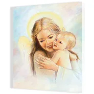 Ikony i obrazy sakralne - Obraz religijny na płótnie Anioł Stróż - miniaturka - grafika 1