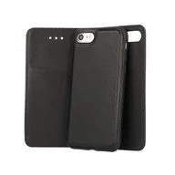 Etui i futerały do telefonów - Vennus Twin 2w1 skórzane etui ochronne z klapką i funkcją podstawki na telefon komórkowy czarne etui na telefon Samsung Galaxy A70 (A705F) - miniaturka - grafika 1