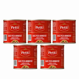 Sos do pizzy zestaw 5x200 g - Petti - Pasztet i przetwory mięsne - miniaturka - grafika 1