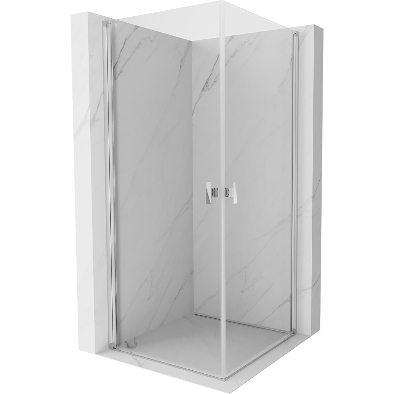 Mexen Mist-B Duo kabina prysznicowa uchylna 95 x 90 cm, transparent, chrom - 8A2-095-090-01-00
